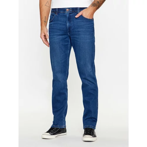 Wrangler Jeans hlače Greensboro 112341419 Modra Regular Fit