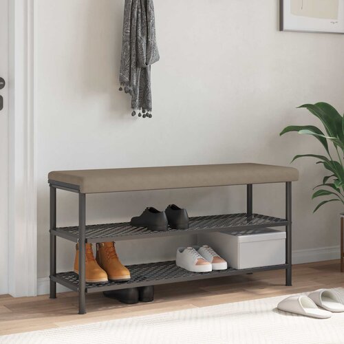  Jastučić za klupu Mikrovlakna Sivosmeđa Dubina 35 cm Cene
