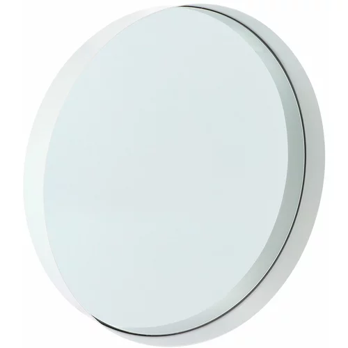Tendance okruglo metalno ogledalo s obrubom, bijelo