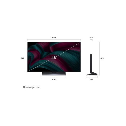 LG OLED48C51LA evo AI C5 48 inčni 4K Smart TV, 2025 OLED48C51LA.AEU Slike