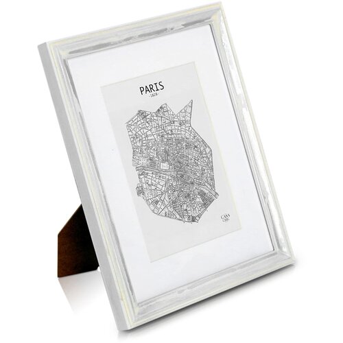 Casa Chic Lancaster, okvir za slike, pravokoten, za fotografije 24,8 x 19,3 cm, mat, les Cene