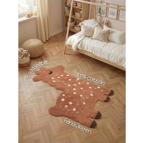 Hanse Home Smeđi periv/ručno rađen pamučan dječji tepih 89x120 cm Snuggle Gino &amp;ndash; Slike