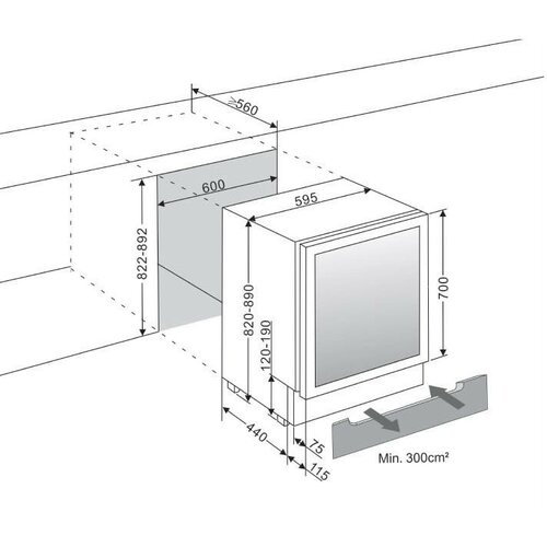 MQuv&amp;eacute;e WCD60S-700 vinski hladnjak Slike