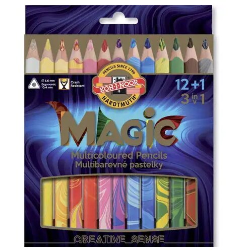 ICO Koh-I-Noor Magic trokutaste debele bojice u setu Cene