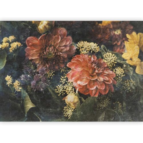  Foto tapeta - Retro Flowers - First Variant 450x315 Slike