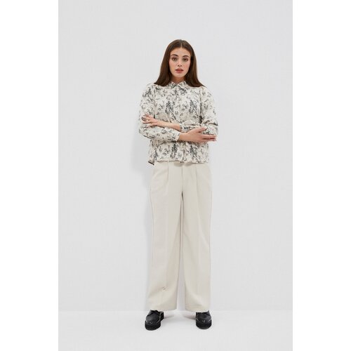 Moodo Wrinkled trousers with wide legs Cene