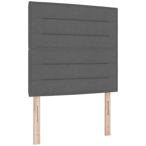  s opruga kutije Tamno siva 100 x 200 cm tkanina Slike