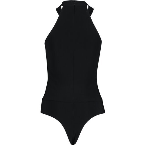 Trendyol Black Window/Cut Out Detail Rose Accessory Bodysuit Cene