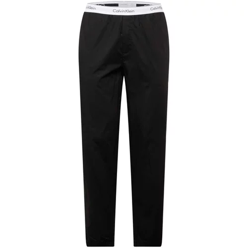 Calvin Klein Underwear Spodnji del pižame svetlo siva / črna / bela