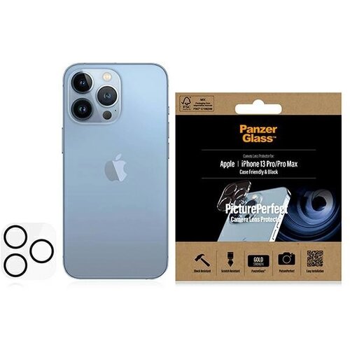 PanzerGlass ZAŠČITA ZA STEKLO ZA KAMERO ŠČITNIK ZA KAMERO ZA IPHONE 13 PRO MAX, (20637067) Cene