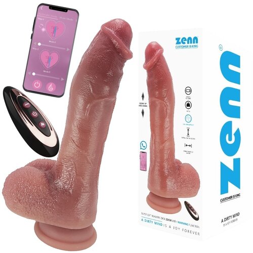 Zenn Vibrator Super Soft Warming Function I 22,2 Cm Slike