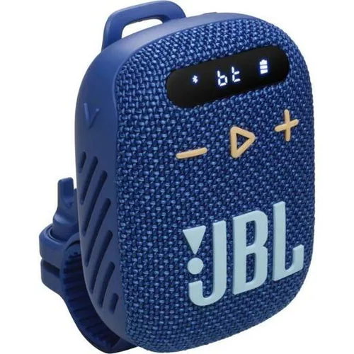 Jbl zvočnik Bluetooth Wind 3, digitalni LCD, 5W RMS, Waterproof, modra