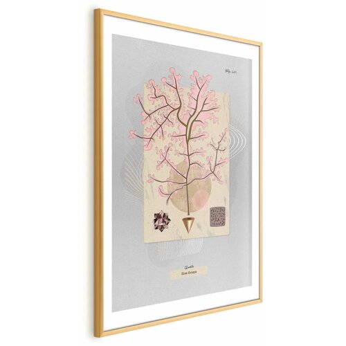 Plakat Mysterious Tree 21x30 Zlatni okvir s margom Cene