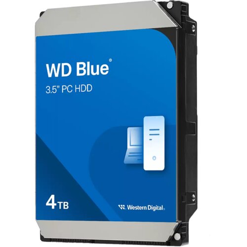 Western Digital HDD Desktop WD Blue (3.5'', 4TB, 128MB, 5400 RPM, SATA 6 Gb/s) Cijene