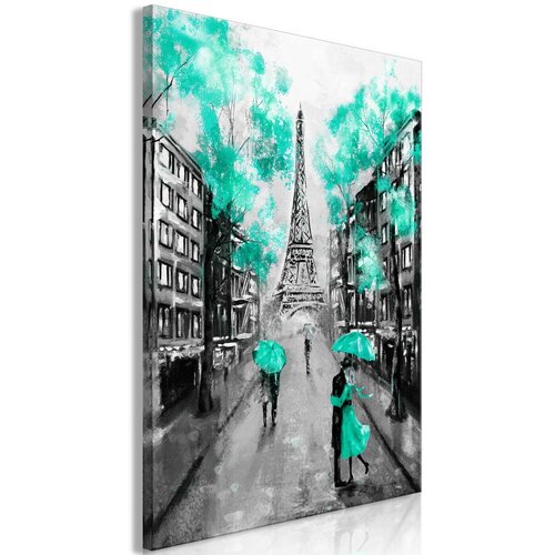  Slika - Paris Rendez-Vous (1 Part) Vertical Green 80x120 Cijene