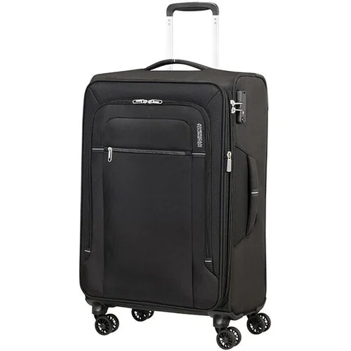 American Tourister potovalni kovček 67cm, črno-siv