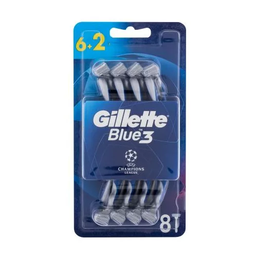 Gillette Blue3 Comfort Champions League britvica za enkratno uporabo 8 kos za moške
