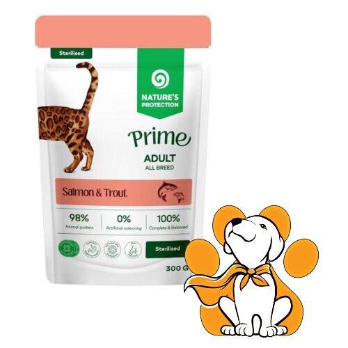 Nature's Protection Nature's Protetcion Cat Sterillised Salmon&Trout 85g, Sos Za Sterilisane Mačke Cene