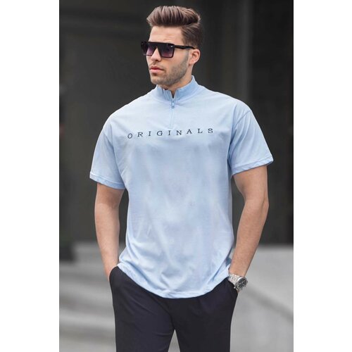 Madmext T-Shirt - Blue - Regular fit Cene