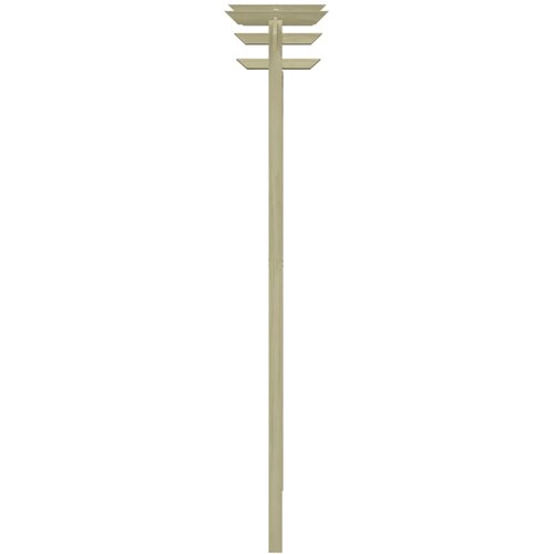  Vrtna pergola od impregnirane borovine 180 x 210 x 40 cm Slike