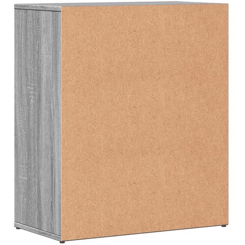  Komoda 2 kom siva boja hrasta 60x31x70cm od konstruiranog drva Slike
