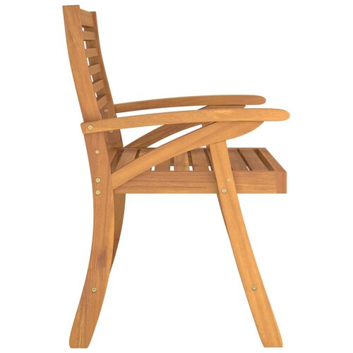  Vrtne stolice 2 kom 58 x 58 x 87 cm od masivnog bagremovog drva Slike