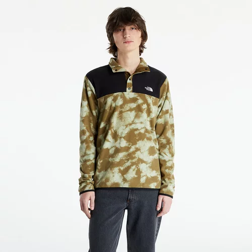 The North Face M Printed Tka Glacier Snap-Neck Pulover