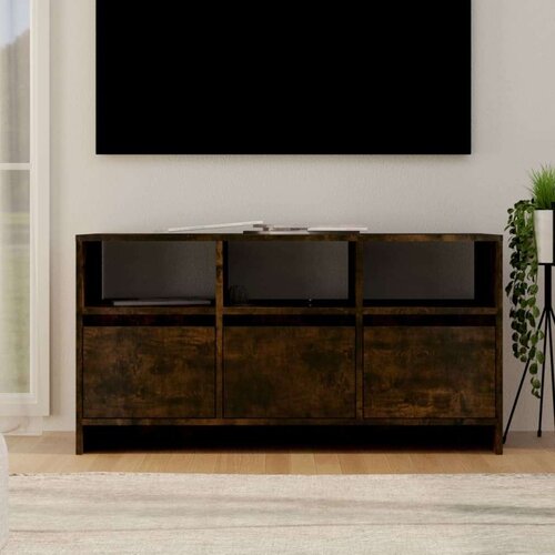 TV ormarić boja dimljenog hrasta 102 x 37 5 x 52 5 cm iverica Slike