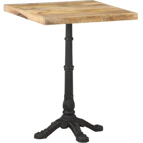 VidaXL Bistro miza 60x60x77 cm robusten mangov les Slike