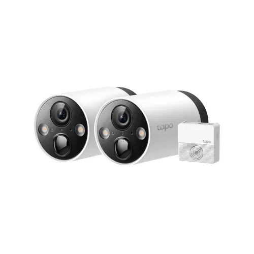 Tp-link brezžična zunanja nadzorna kamera Tapo C420S2 3,18mm dnevna/nočna WiFi 2K QHD črno/bela