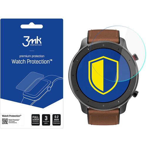 3mk XIAOMI AMAZFIT GTR 47MM - WATCH PROTECTION V. FLEXIBLEGLASS LITE, (22000169) Slike