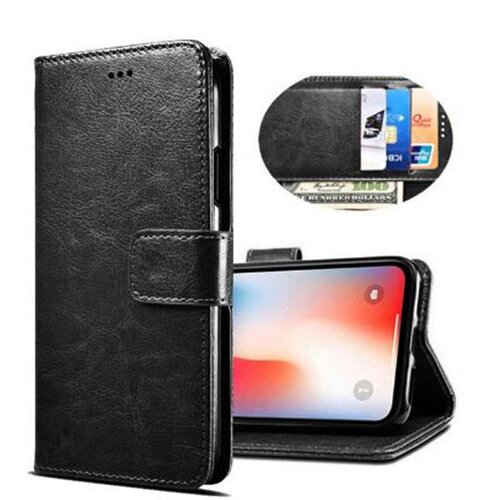 Preklopni ovitek / etui / zaščita Wallet za Wiko Power U20 - črni Cene