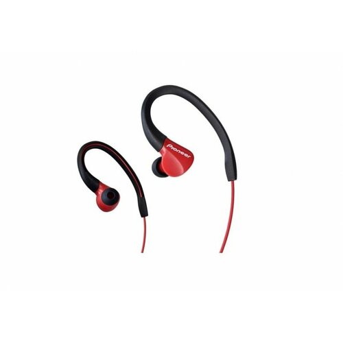 Pioneer bubice sportske SE-E3-R, vodootporne crvena slušalice Slike