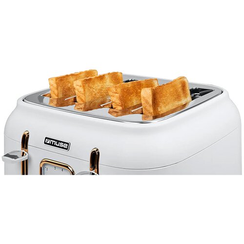 Muse Uspravni toster 4 &amp;scaron;nite MS-131 W, (3700460208769) Slike