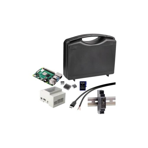 Joy-it Din-Rail Set Raspberry Pi® 4 B 4 GB 4 x 1.5 GHz uklj. DIN kućište, uklj. napajanje DIN tračnice, uklj. USB kabel, Cijene