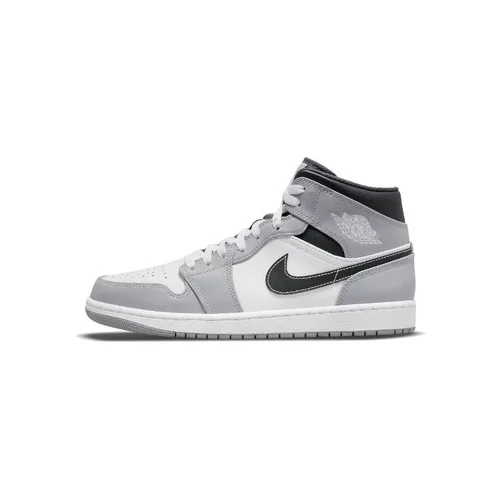 Nike Air Jordan 1 Mid Light Smoke Grey Anthracite Siva