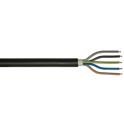  Podzemni kabel po dužnom metru (NYY-J5x6, Crne boje) Slike