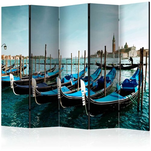  Paravan u 5 dijelova - Gondolas on the Grand Canal Venice II [Room Dividers] 225x172 Cene