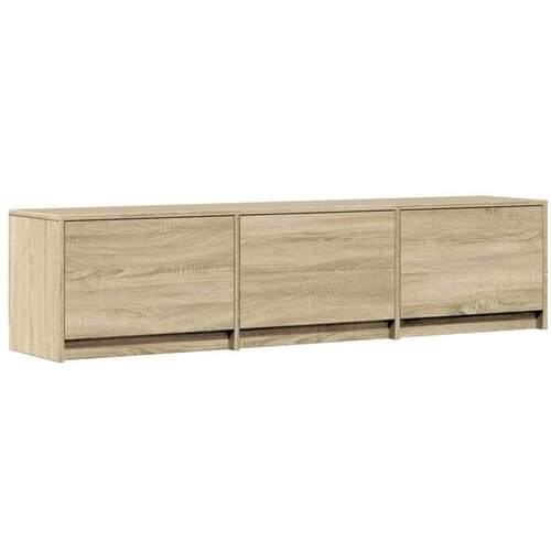 TV omarica z LED Sonoma 165 x 34 x 40 cm Konstruiran les, (5000137142) Cene
