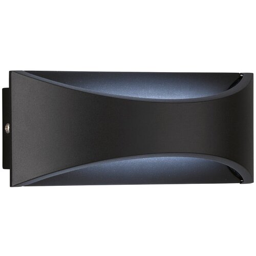 Fischer &amp;amp; Honsel Crna LED zidna lampa Rio - Slike