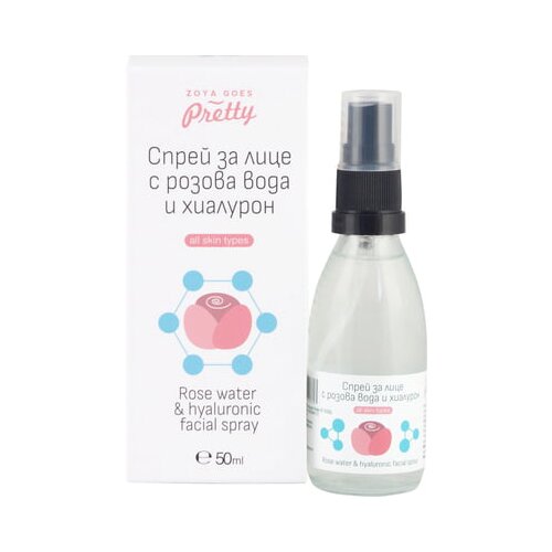 Zoya goes pretty Pršilo za obraz rožna voda in hialuron - 50 ml Cene