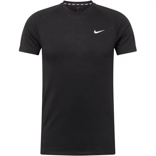 Nike Tehnička sportska majica 'FLEX REP' crna / bijela