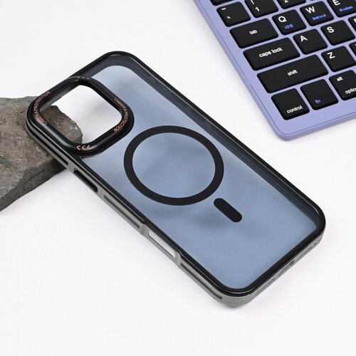  Torbica Magsafe Trendy za iPhone 16 Pro Max 6.9 crna Slike