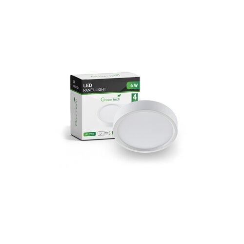 Greentech LED PANEL 6W,4200K, NADGRADNI, OKRUGLI CX-R02-6NW Slike