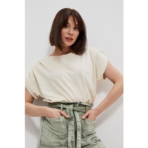 Moodo women's T-shirt - beige Cene