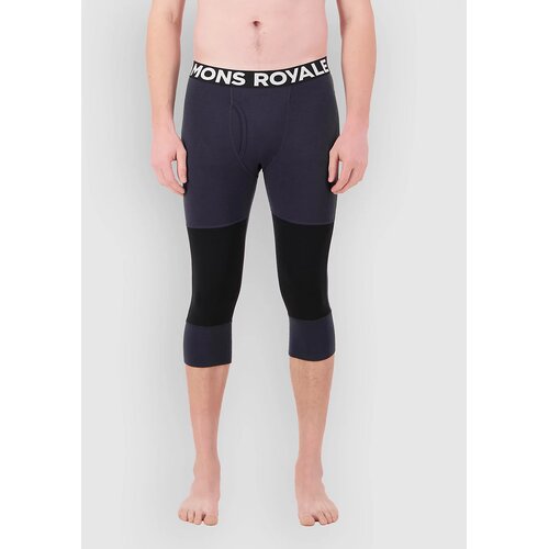 Mons Royale Olympus Merino 3/4 Legging Funkcijske hlace 9 iron / black Cene