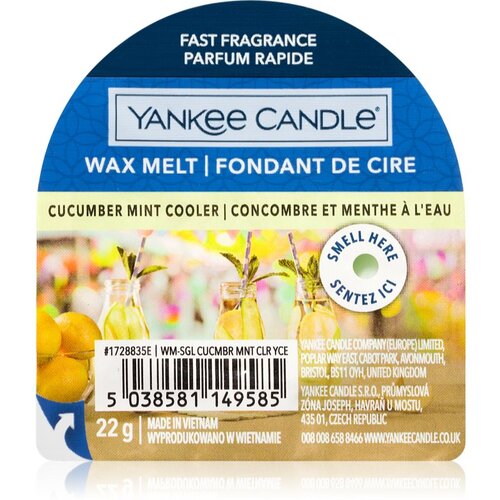 Yankee Candle Cucumber Mint Cooler vosak za aroma lampu 22 g Cijene