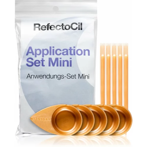 RefectoCil Application Sticks Mini darilni set palčka za nanašanje 5 kos + manjša kozmetična posodica 5 kos za ženske
