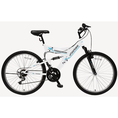 Urbanbike bicikl freestyler 26"/19" - belo-plavi Cene