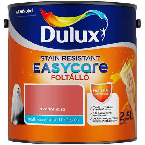 DULUX Dekorativna boja za zid Easycare Exemplary Red, 2,5 l Cijene
